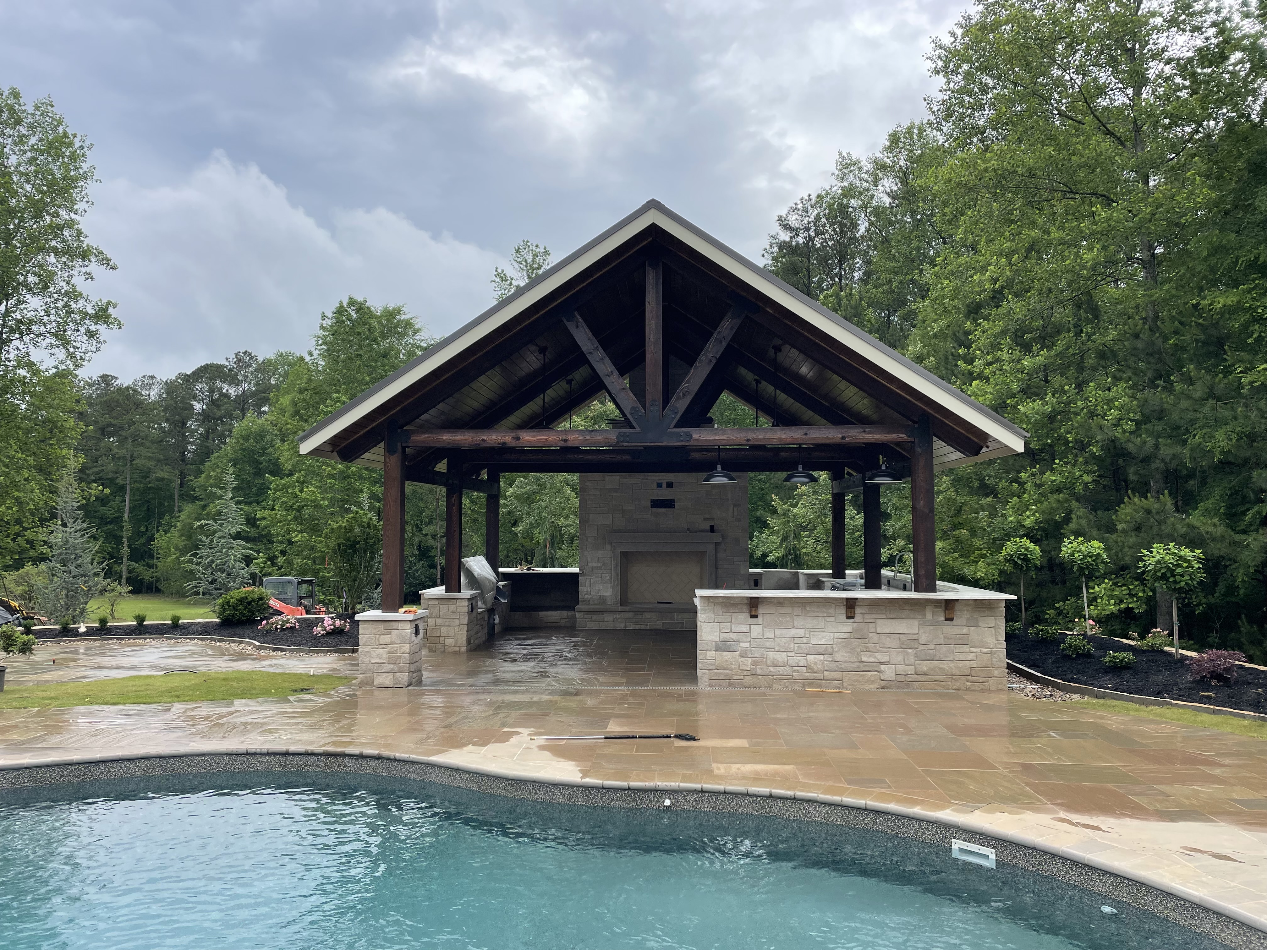 Pool pavilion